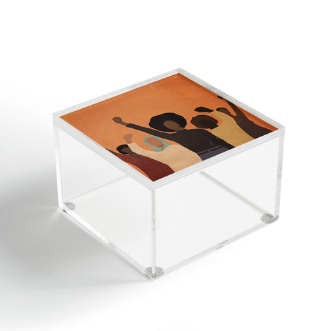 nawaalillustrations Power to the people Acrylic Box