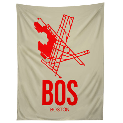Naxart BOS Boston Poster 1 Tapestry