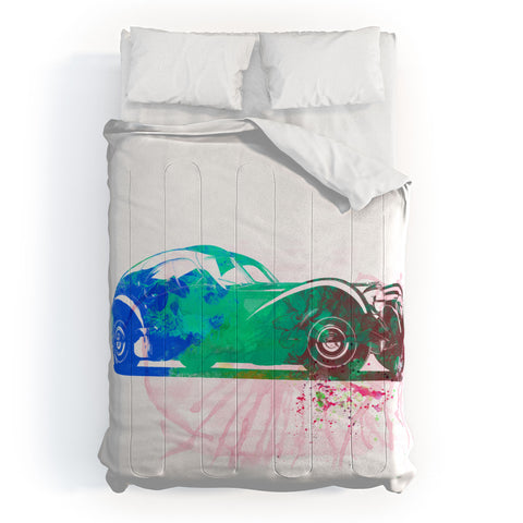 Naxart Bugatti Atlantic Watercolor 1 Comforter