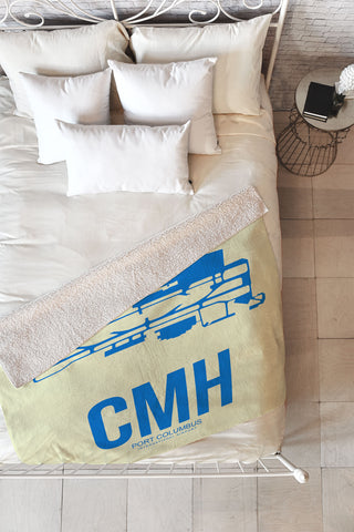 Naxart CMH Columbus Poster Fleece Throw Blanket