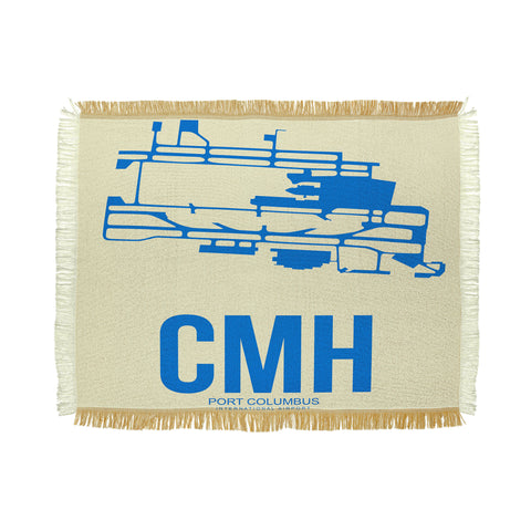 Naxart CMH Columbus Poster Throw Blanket