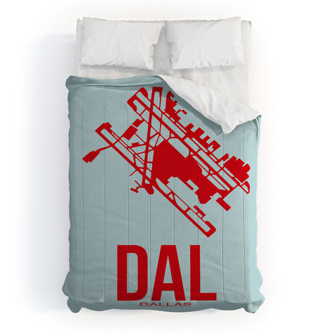 Naxart DAL Dallas Poster 3 Comforter