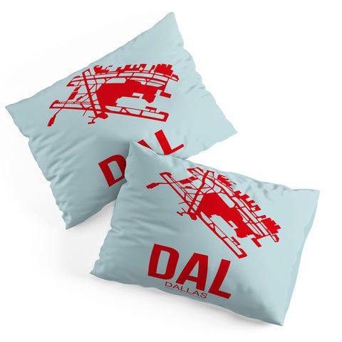 Naxart DAL Dallas Poster 3 Pillow Shams