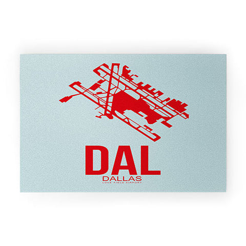 Naxart DAL Dallas Poster 3 Welcome Mat