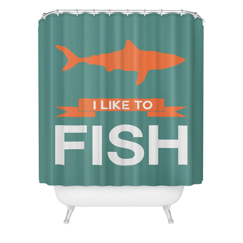 Naxart I Like To Fish 1 Shower Curtain