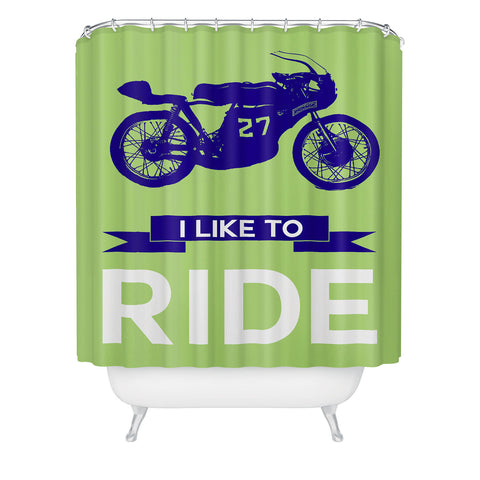Naxart I Like To Ride 11 Shower Curtain