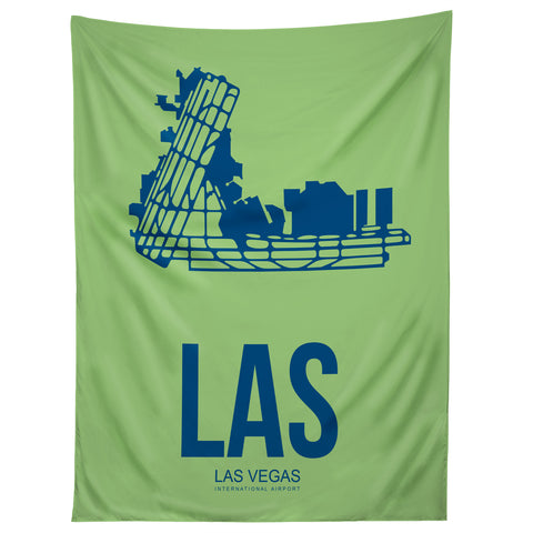Naxart LAS Las Vegas Poster Tapestry