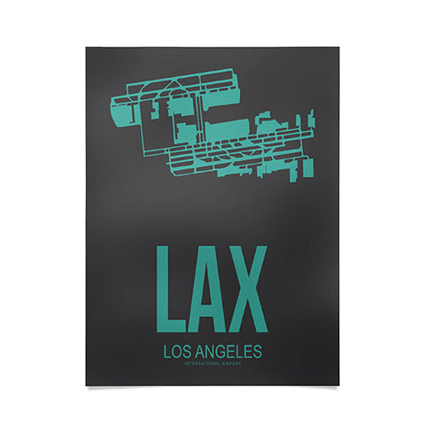 Naxart LAX Los Angeles Poster 2 Poster