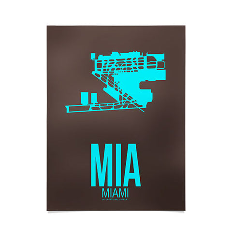 Naxart MIA Miami Poster 2 Poster