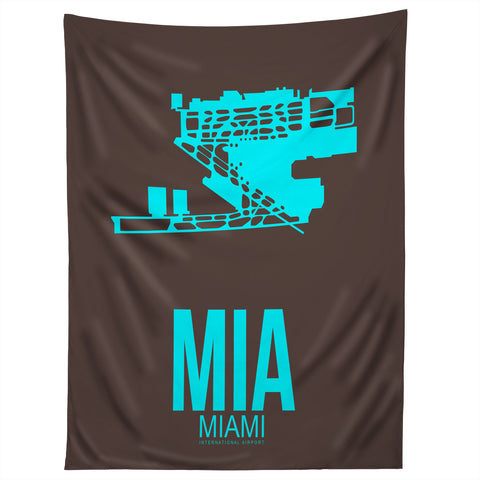 Naxart MIA Miami Poster 2 Tapestry