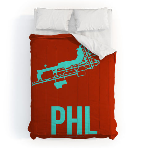 Naxart PHL Philadelphia Poster 2 Comforter