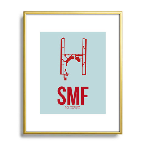 Naxart SMF Sacramento Poster Metal Framed Art Print