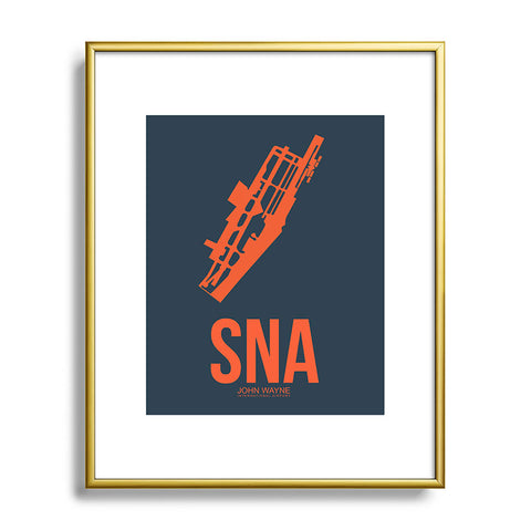 Naxart SNA Orange County Poster Metal Framed Art Print