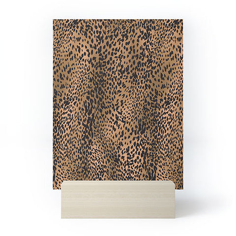 Nelvis Valenzuela Classic leopard by Nelvis Valenzuela Mini Art Print