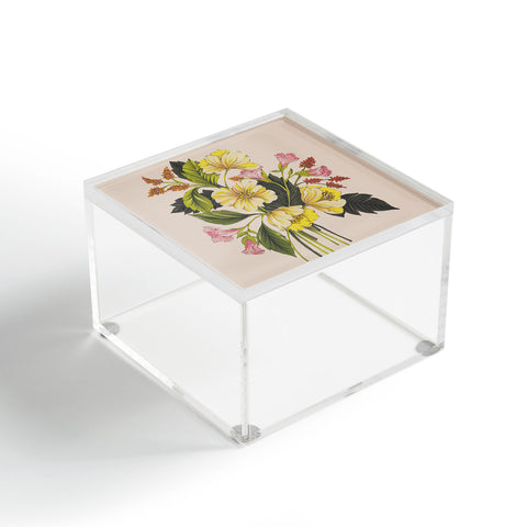 Nelvis Valenzuela Yellow Flower bunch Acrylic Box