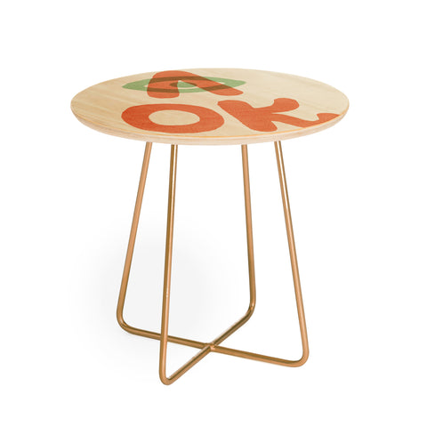 Nick Nelson A OK Round Side Table