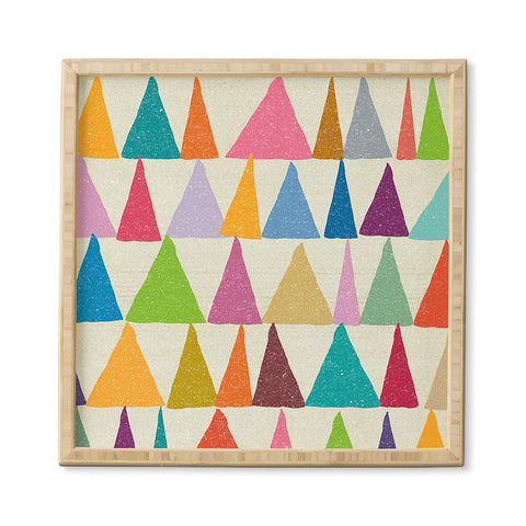 Nick Nelson Analogous Shapes In Bloom Framed Wall Art