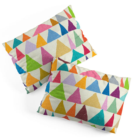 Nick Nelson Analogous Shapes In Bloom Pillow Shams