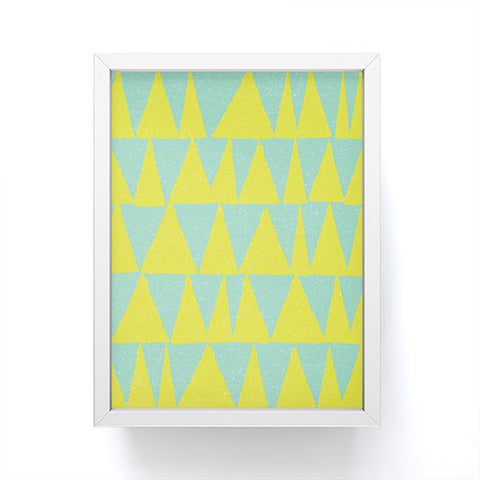 Nick Nelson Analogous Shapes With Gold Framed Mini Art Print