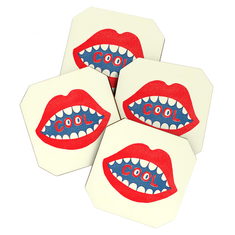 Nick Nelson COOL MOUTH Coaster Set