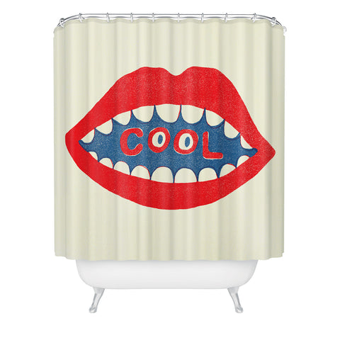 Nick Nelson COOL MOUTH Shower Curtain