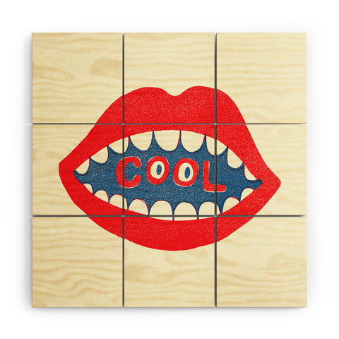 Nick Nelson COOL MOUTH Wood Wall Mural