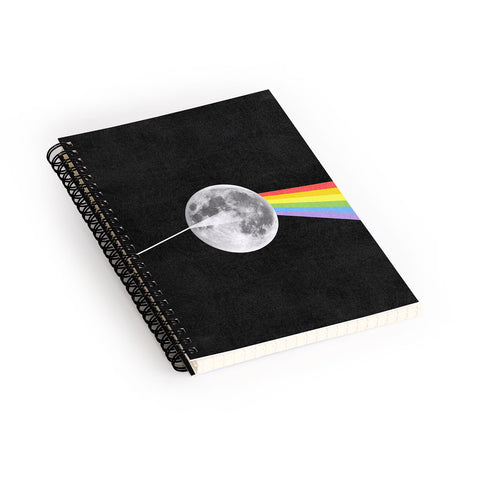 Nick Nelson Dark Side Of The Moon Spiral Notebook