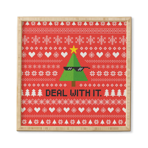Nick Nelson DEAL WITH CHRISTMAS Framed Wall Art