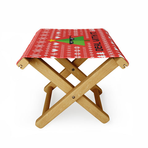 Nick Nelson DEAL WITH CHRISTMAS Folding Stool