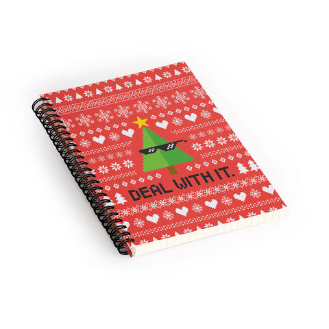 Nick Nelson DEAL WITH CHRISTMAS Spiral Notebook