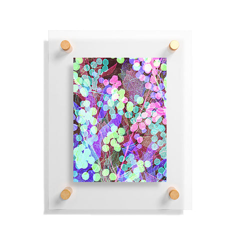 Nick Nelson Dots And Leaves Floating Acrylic Print