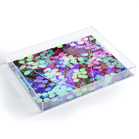 Nick Nelson Dots And Leaves Acrylic Tray