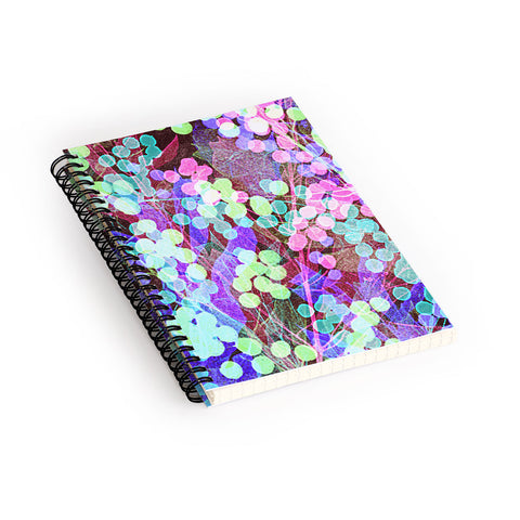 Nick Nelson Dots And Leaves Spiral Notebook
