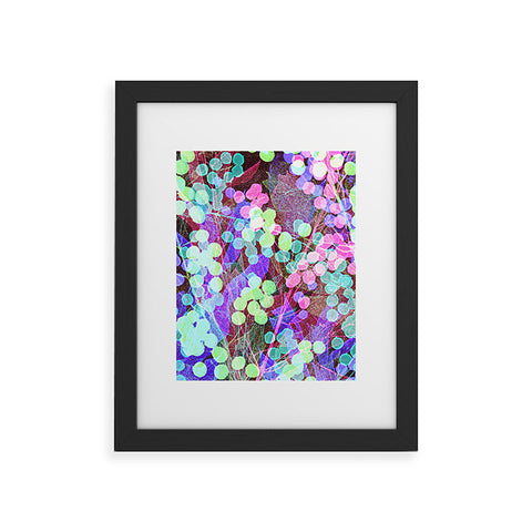 Nick Nelson Dots And Leaves Framed Art Print