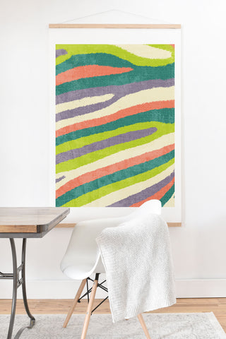 Nick Nelson Fruit Stripes Art Print And Hanger