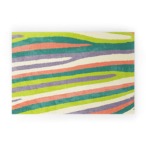 Nick Nelson Fruit Stripes Welcome Mat