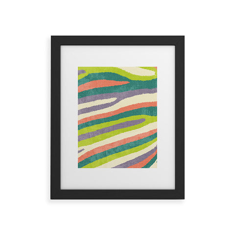 Nick Nelson Fruit Stripes Framed Art Print