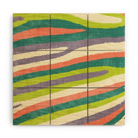 Nick Nelson Fruit Stripes Wood Wall Mural