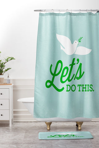 Nick Nelson Lets Do This Shower Curtain And Mat