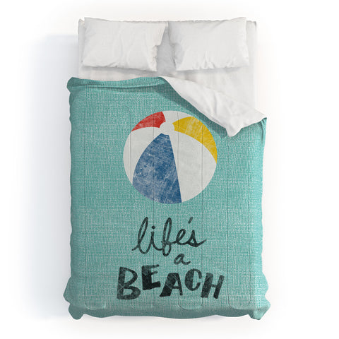 Nick Nelson Lifes A Beach Comforter