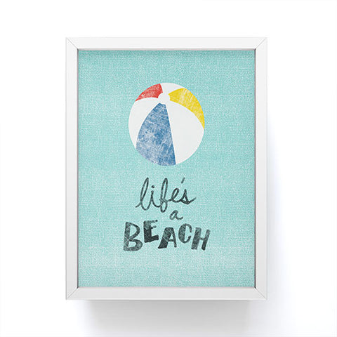 Nick Nelson Lifes A Beach Framed Mini Art Print