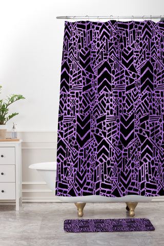 Nick Nelson Microcosm Orchid Shower Curtain And Mat