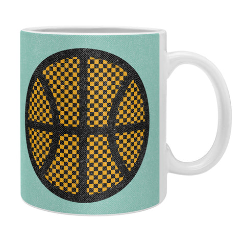 Nick Nelson Op Art Basketball Coffee Mug