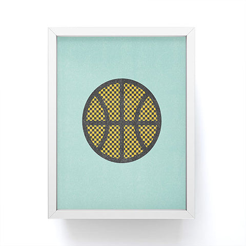 Nick Nelson Op Art Basketball Framed Mini Art Print