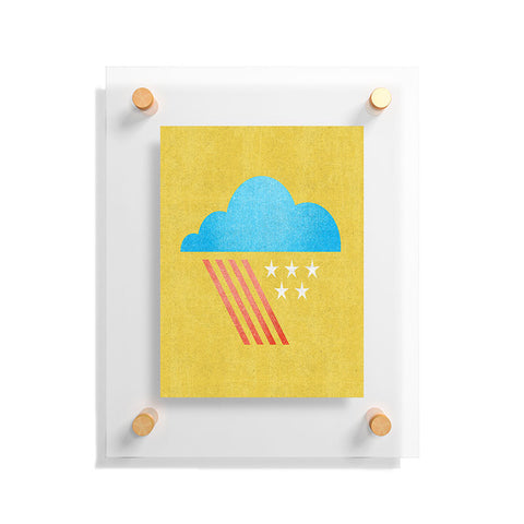 Nick Nelson Patriotic Weather Floating Acrylic Print