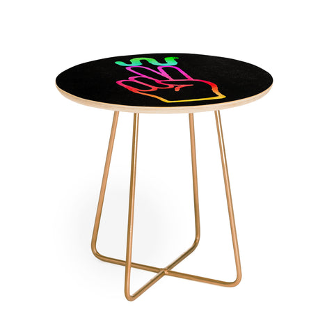 Nick Nelson Peace Worm Round Side Table