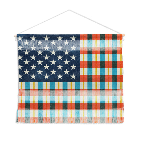 Nick Nelson Plaid Flag Wall Hanging Landscape