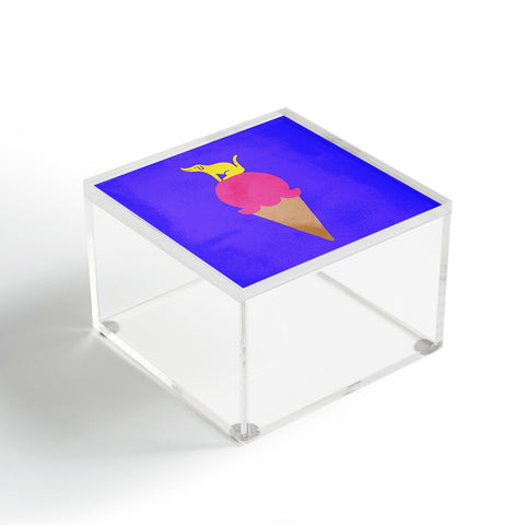 Nick Nelson Pup and Cone Acrylic Box