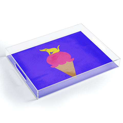 Nick Nelson Pup and Cone Acrylic Tray