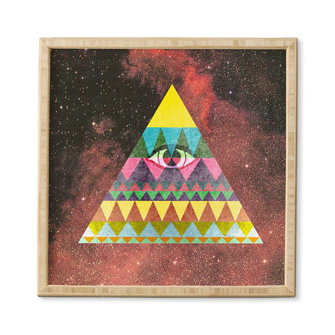 Nick Nelson Pyramid In Space Framed Wall Art